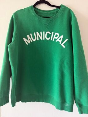 Municipal Green Crewneck Sweatshirt - Sweater